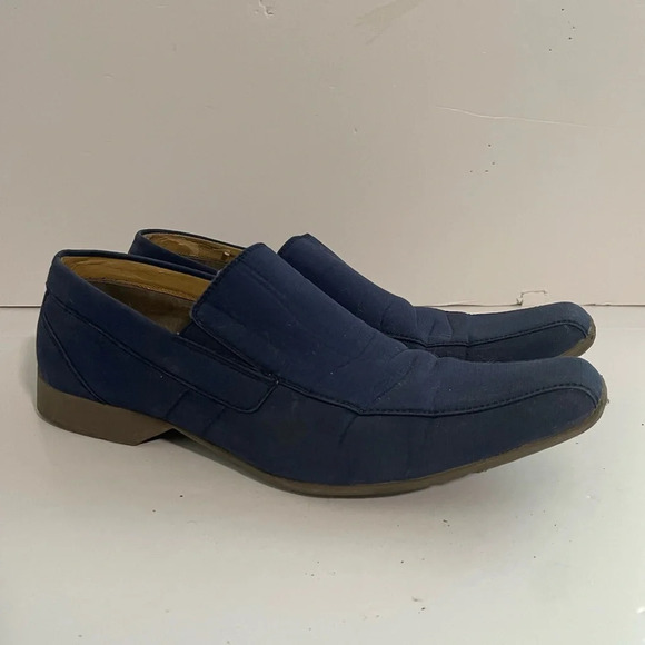 Call it Spring Men’s Canvas Blue  Loafers - 10 - Picture 1 of 11